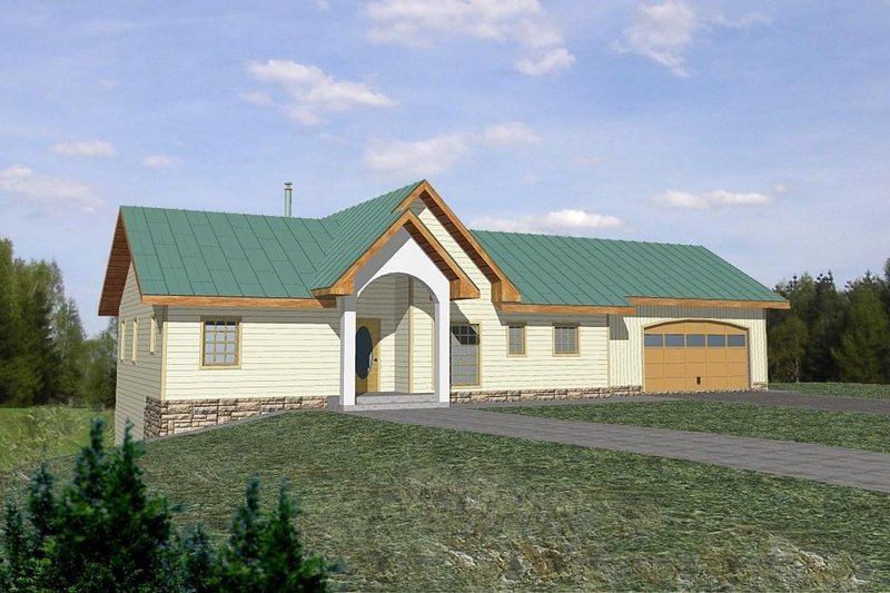 Dream House Plan - Traditional Exterior - Front Elevation Plan #117-281
