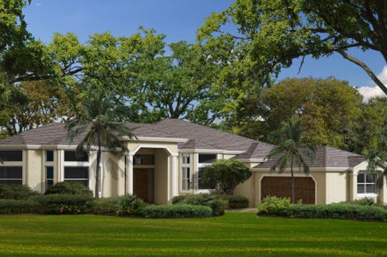 Exterior - Front Elevation for Modern House Plan #420-207 - 3 bed, 3 bath