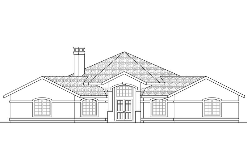 Home Plan - Exterior - Front Elevation House Plan #124-981 - 3 bed, 3 bath
