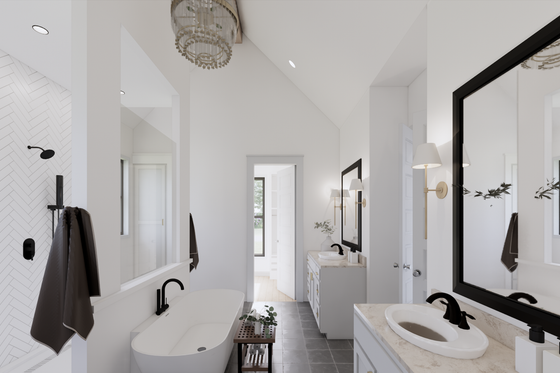 Farmhouse Interior - Master Bathroom Plan #1074-107