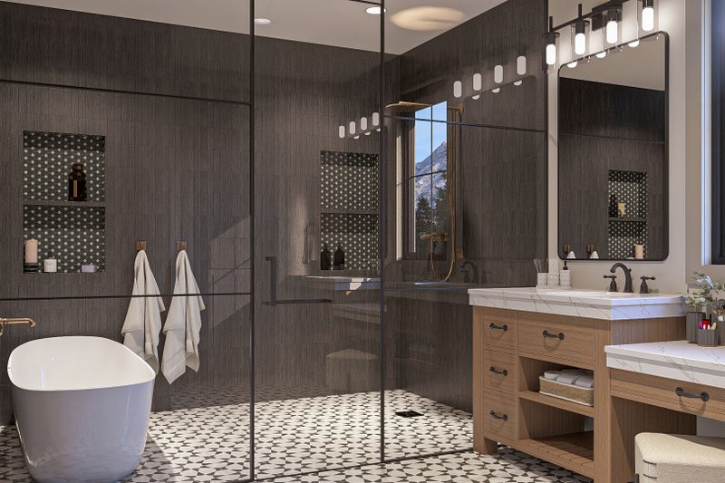 Home Plan - Interior - Master Bathroom for Modern House Plan #455-354 - 3 bed, 2.5 bath
