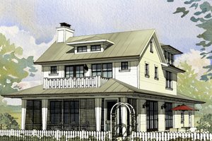 Dream House Plan - Farmhouse Exterior - Front Elevation Plan #901-140