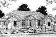 Traditional Style House Plan - 4 Beds 3 Baths 2720 Sq/Ft Plan #20-325 