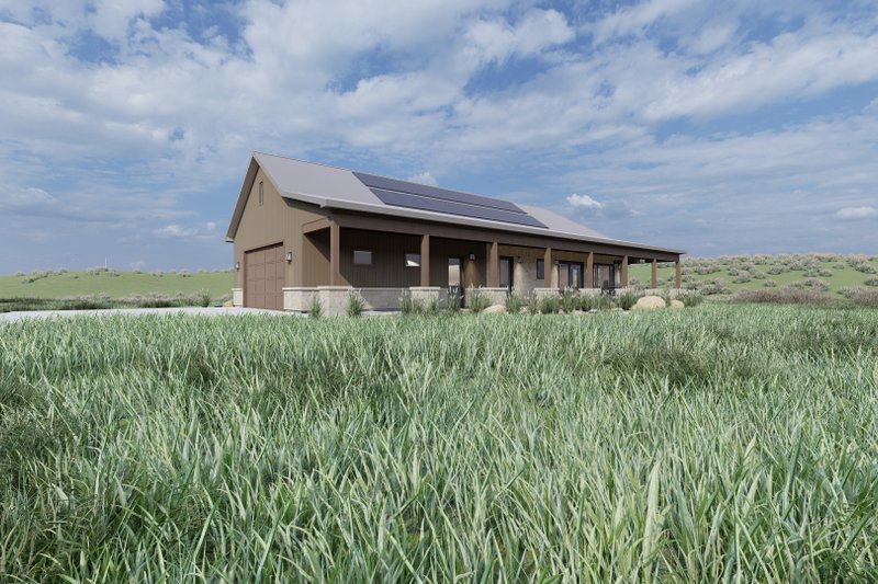 House Blueprint - Farmhouse Photo Plan #1069-25