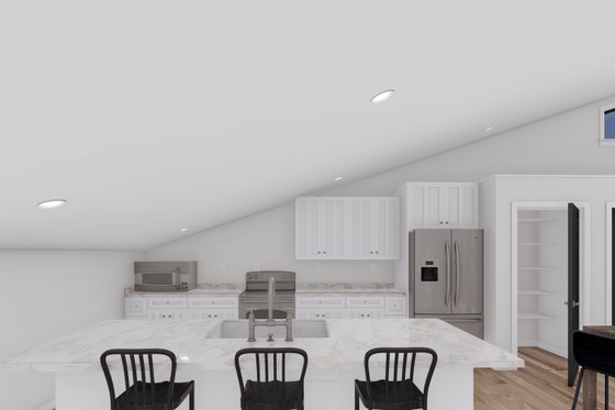 Interior - Other 3 for Modern House Plan #1060-117 - 1 bed, 1.5 bath