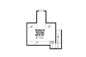 Floor Plan - Other Floor for Traditional House Plan #65-433 - 3 bed, 2 bath