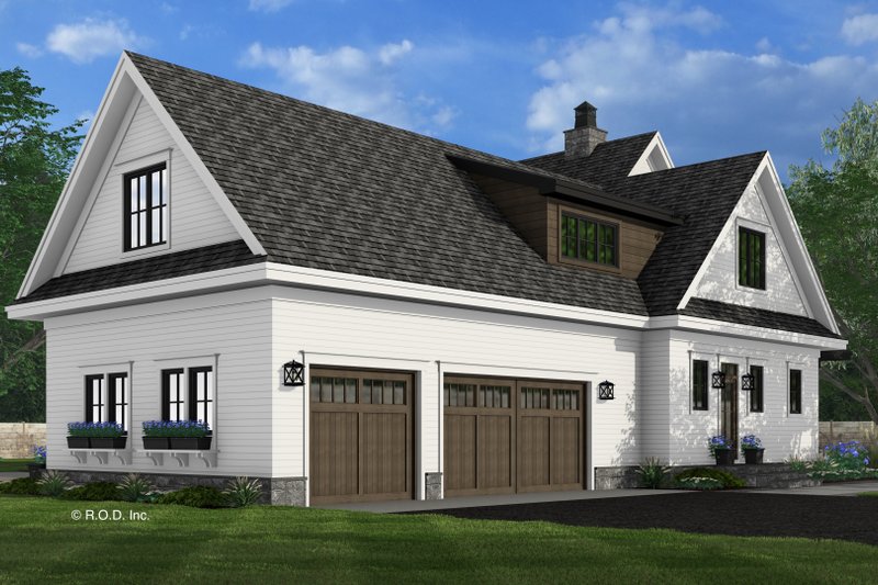 Dream House Plan - Exterior - Other Elevation for Farmhouse House Plan #51-1253 - 5 bed, 4.5 bath