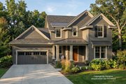 Traditional Style House Plan - 3 Beds 2.5 Baths 1973 Sq/Ft Plan #51-1195 Exterior 