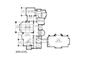 European Style House Plan - 4 Beds 5 Baths 7580 Sq/Ft Plan #920-62 