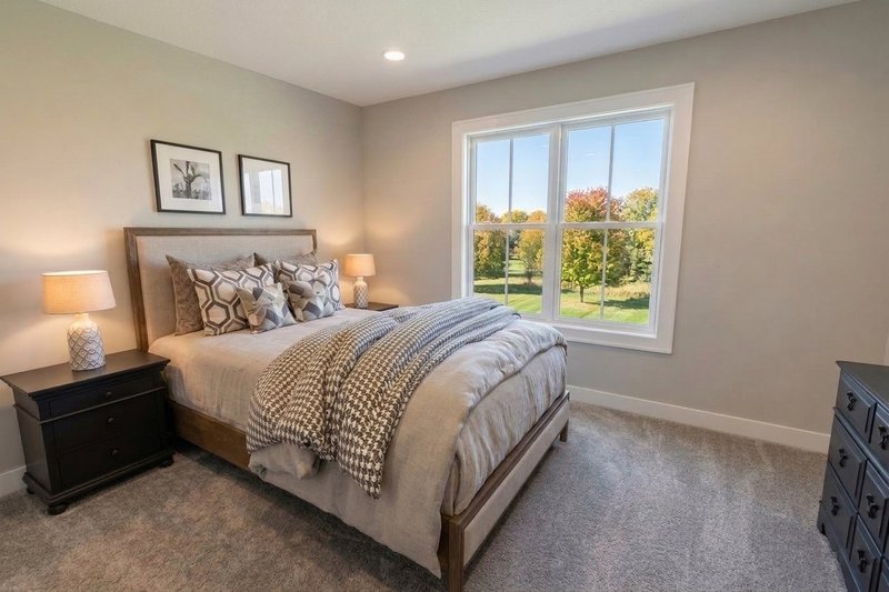 House Plan Design - Interior - Bedroom for Craftsman House Plan #51-1537 - 3 bed, 2.5 bath