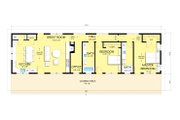 Ranch Style House Plan - 2 Beds 2 Baths 1480 Sq/Ft Plan #888-4 