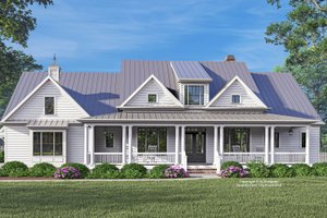 House Blueprint - Traditional Exterior - Front Elevation Plan #927-1055