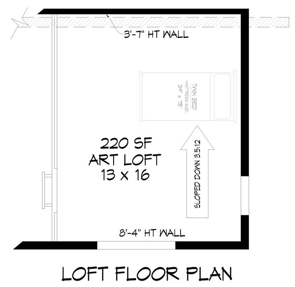 Architectural House Design - Contemporary Floor Plan - Other Floor Plan #932-666