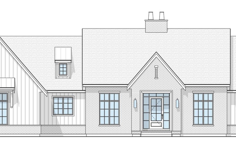 House Plan Design - Exterior - Front Elevation 5 for Farmhouse House Plan #1114-126 - 3 bed, 2.5 bath