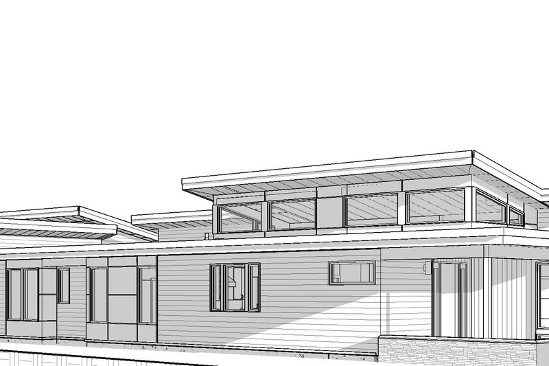 Architectural House Design - Exterior - Front Elevation 3 for Modern House Plan #895-176 - 3 bed, 2.5 bath