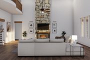 European Style House Plan - 4 Beds 4.5 Baths 6001 Sq/Ft Plan #923-78 