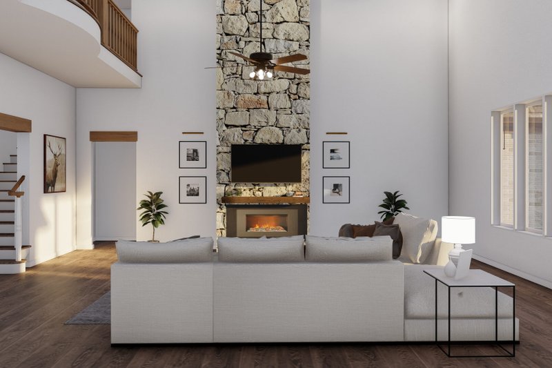 Dream House Plan - Interior - Family Room 1 for European House Plan #923-78 - 4 bed, 4.5 bath