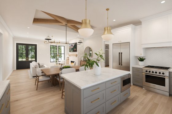 Interior - Kitchen 1 for Farmhouse House Plan #1074-115 - 3 bed, 2.5 bath