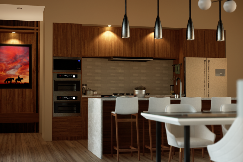 Architectural House Design - Interior - Kitchen 1 for Prairie House Plan #48-1069 - 4 bed, 3.5 bath