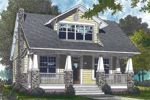 Craftsman Exterior - Front Elevation Plan #453-3