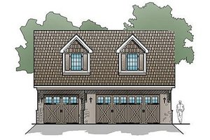 Traditional Exterior - Front Elevation Plan #123-107