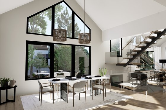 Interior - Dining Room for European House Plan #23-2819 - 3 bed, 2.5 bath