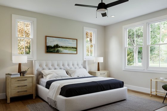 Interior - Master Bedroom for Farmhouse House Plan #461-111 - 3 bed, 2.5 bath