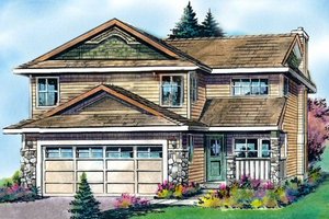 Traditional Exterior - Front Elevation Plan #427-7