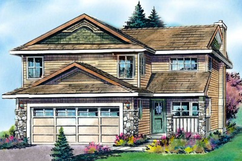 House Plan Design - Exterior - Front Elevation 6 for Traditional House Plan #427-7 - 3 bed, 3 bath