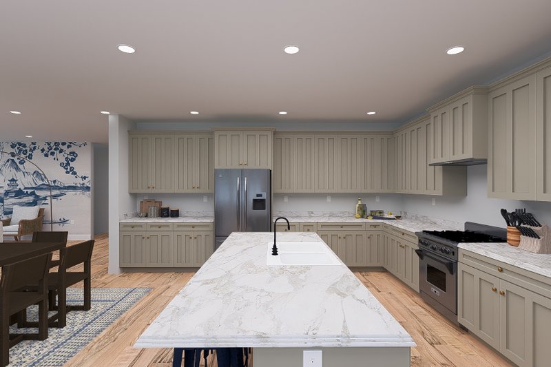 Architectural House Design - Interior - Kitchen 1 for Farmhouse House Plan #1060-245 - 3 bed, 2.5 bath