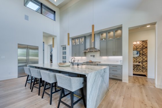 Interior - Kitchen for Modern House Plan #1110-39 - 5 bed, 4.5 bath