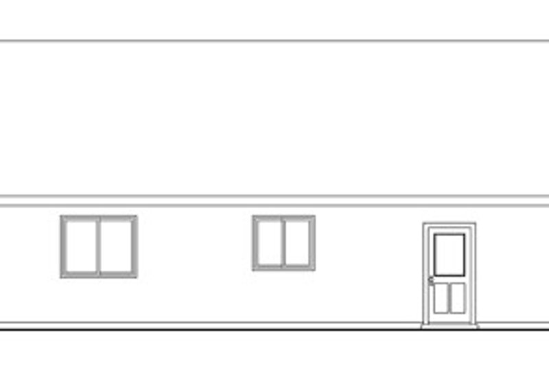 House Plan Design - Exterior - Other Elevation for Traditional House Plan #124-762 - 3 bed, 2 bath