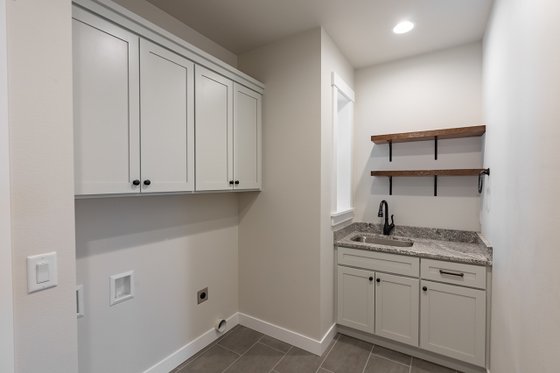Interior - Laundry for Farmhouse House Plan #1070-53 - 3 bed, 2.5 bath