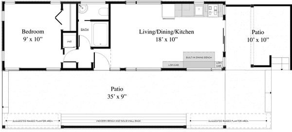 Contemporary Floor Plan - Main Floor Plan #917-6