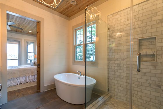 Interior - Master Bathroom 2 for Traditional House Plan #63-412 - 5 bed, 4 bath