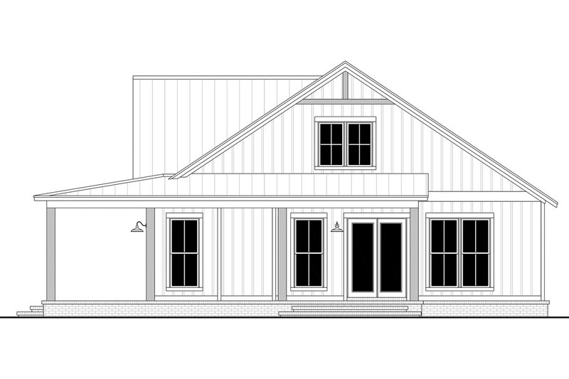 House Design - Exterior - Other Elevation 1 for Barndominium House Plan #430-416 - 3 bed, 2.5 bath