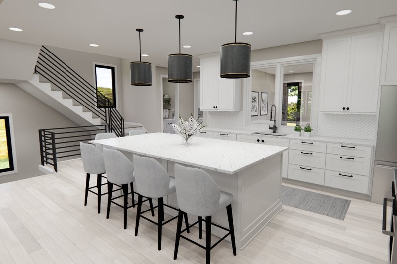 Home Plan - Interior - Kitchen 1 for Modern House Plan #51-1281 - 5 bed, 3.5 bath