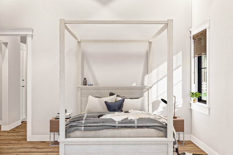 House Design - Interior - Bedroom for Barndominium House Plan #455-259 - 2 bed, 1 bath
