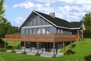 Cabin Style House Plan - 3 Beds 3 Baths 3744 Sq/Ft Plan #117-961 