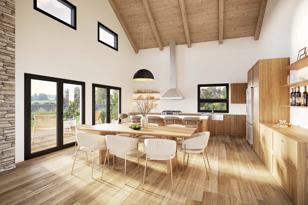 Interior - Kitchen for Barndominium House Plan #924-31 - 3 bed, 2.5 bath