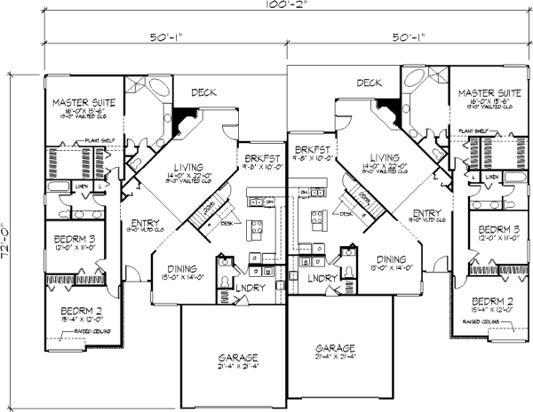 Traditional Floor Plan - Main Floor Plan #320-357