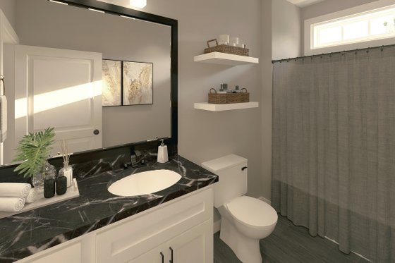 Interior - Bathroom for Country House Plan #44-267 - 2 bed, 2 bath
