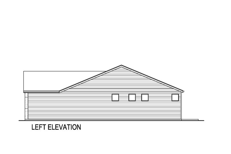 House Design - Exterior - Other Elevation for Modern House Plan #569-71 - 3 bed, 2.5 bath