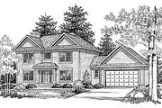 Traditional Style House Plan - 3 Beds 2.5 Baths 1966 Sq/Ft Plan #70-256 