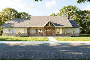 House Design - Exterior - Front Elevation for Country House Plan #1127-6 - 3 bed, 2.5 bath