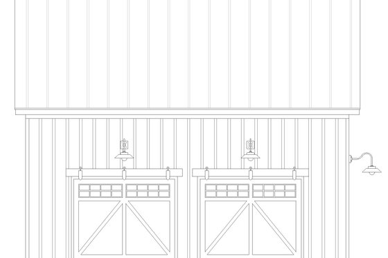 Exterior - Front Elevation 3 for Country House Plan #932-367, 0 bath