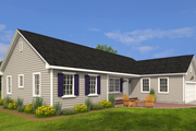 Ranch Style House Plan - 3 Beds 2 Baths 1614 Sq/Ft Plan #1082-7 