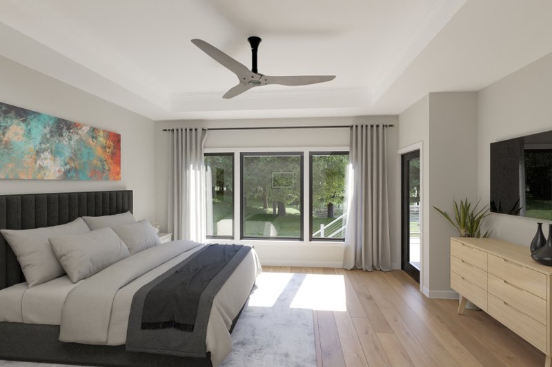 House Blueprint - Interior - Master Bedroom for Farmhouse House Plan #1089-45 - 3 bed, 2.5 bath