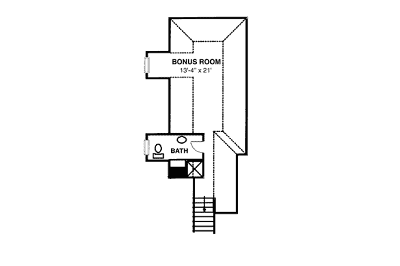 Home Plan - Floor Plan - Upper Floor for European House Plan #410-130 - 3 bed, 3.5 bath
