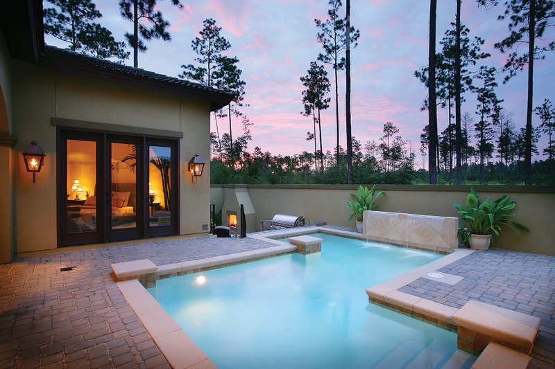 Home Plan - Exterior - Outdoor Living for Mediterranean House Plan #930-22 - 4 bed, 5 bath